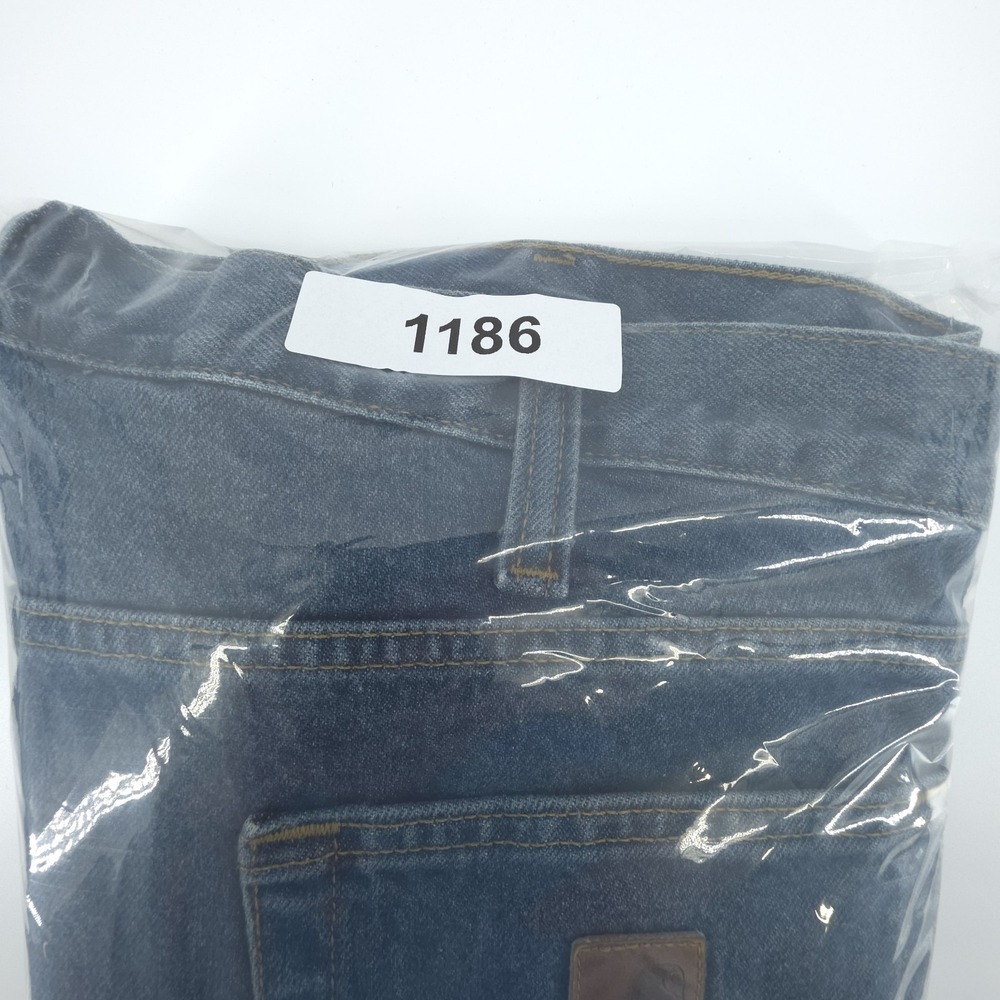 Carhartt Blue Jeans Mens 42X30 Classic Fit Denim Straight Leg Work - Picture 13 of 13